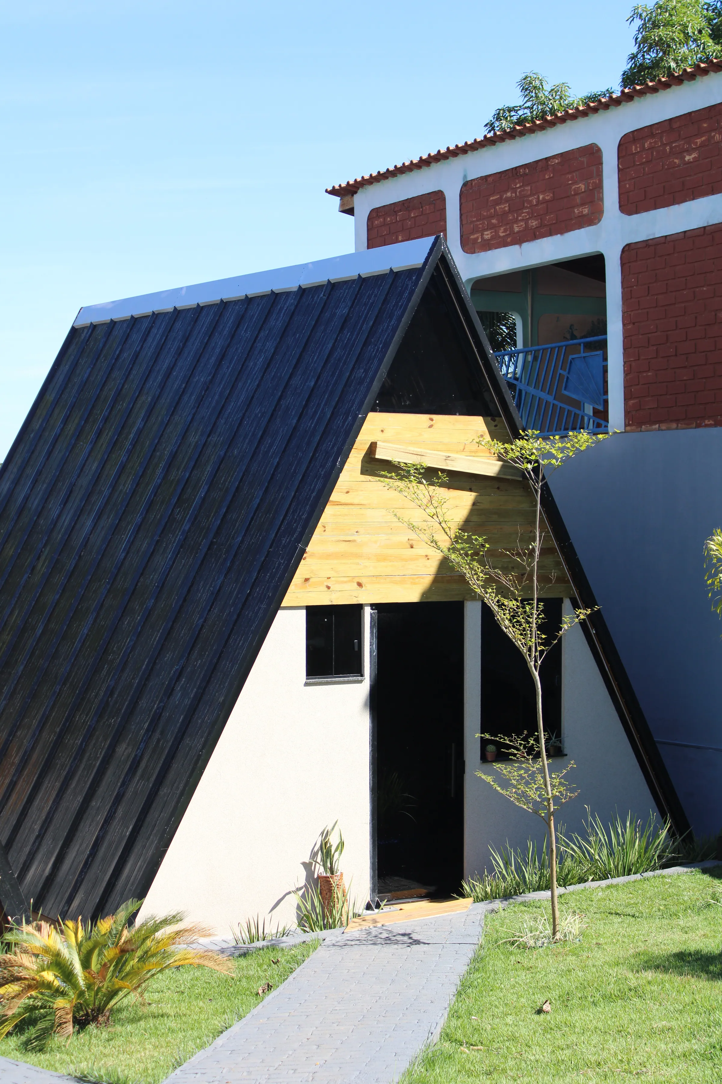 Chalé A-frame de dois andares
